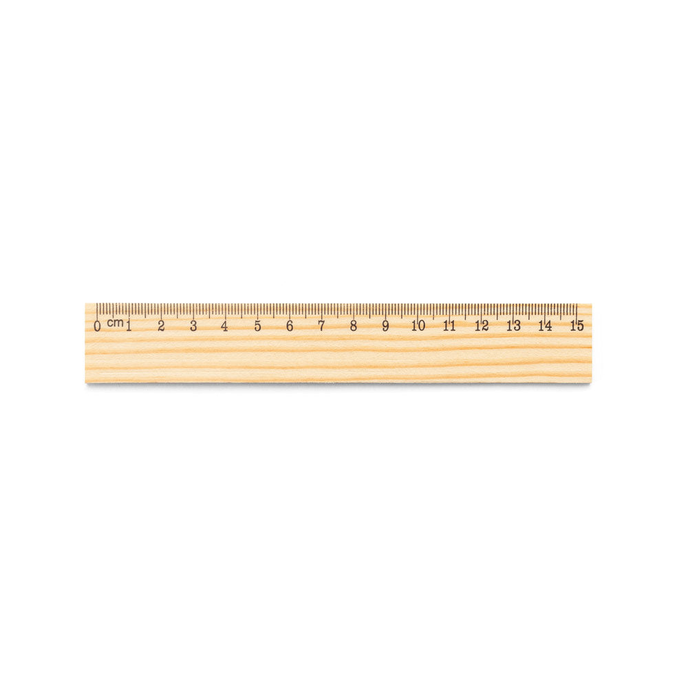 Leseno ravnilo, 15 cm