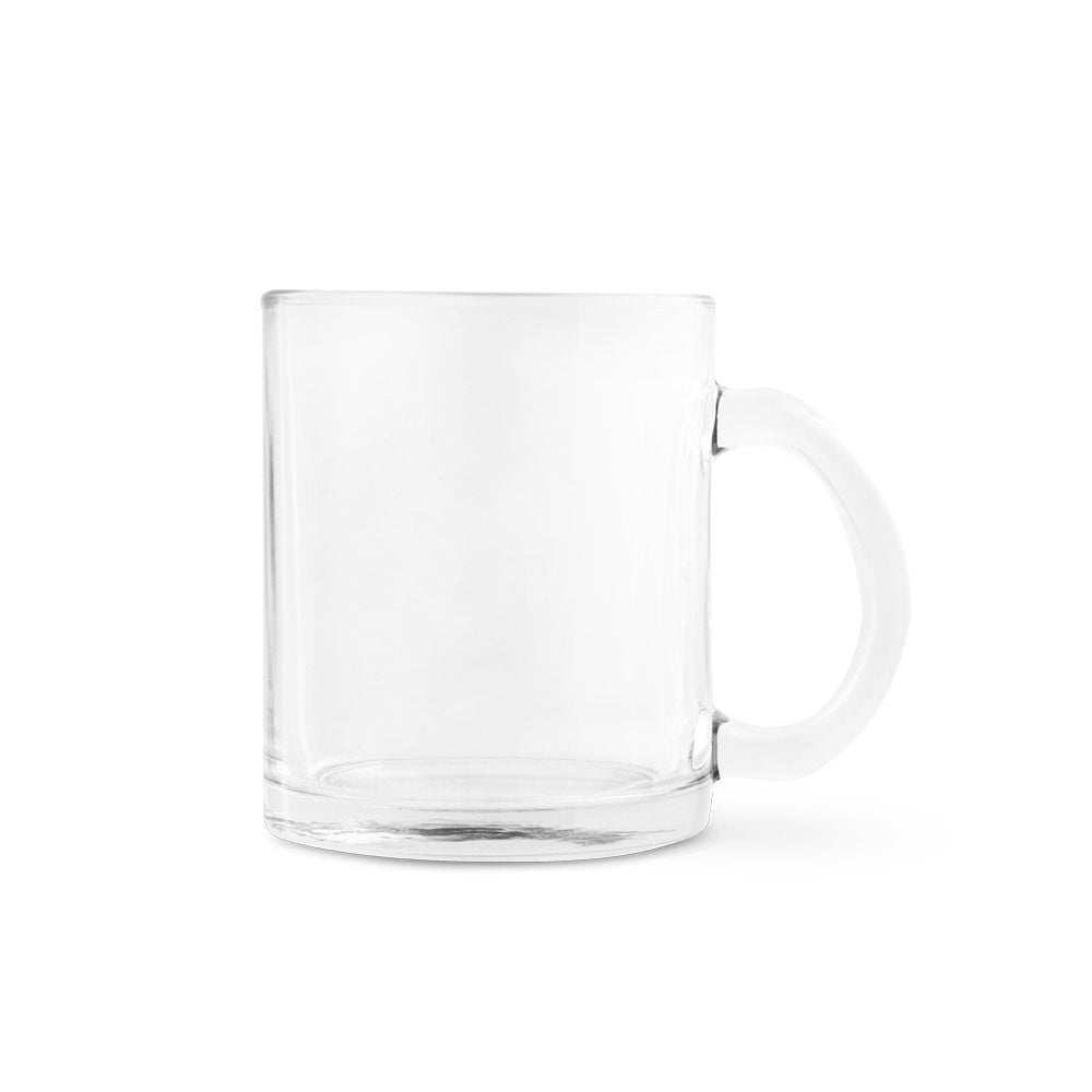 Steklena skodelica za sublimacijski tisk v darilni škatlici, 350 ml