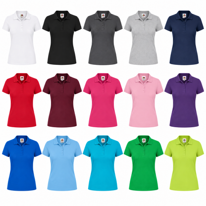 Ženska Premium Fit Polo T-shirt, 180 g/m²