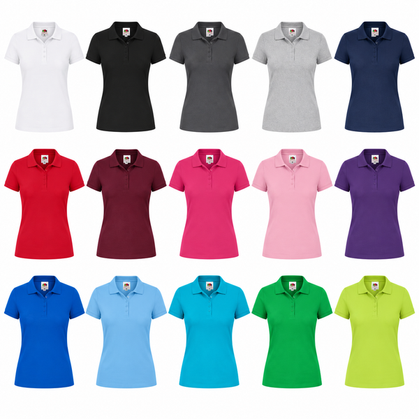 Ženska Premium Fit Polo T-shirt, 180 g/m²