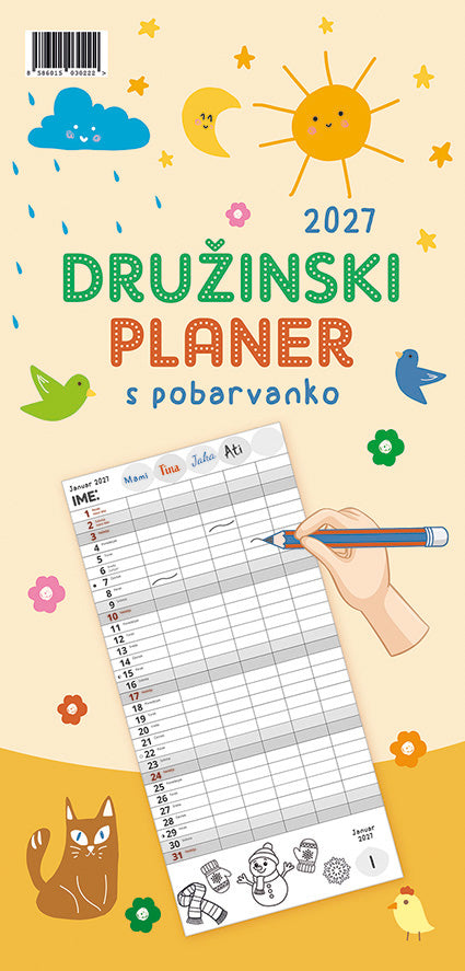 Koledar Družinski planer