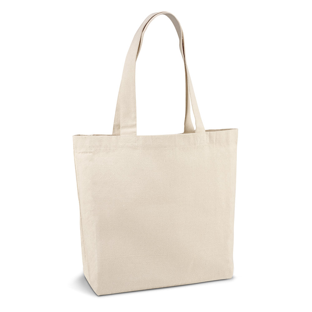 Bombažna canvas vrečka z dolgimi ročaji, 280 g/m²