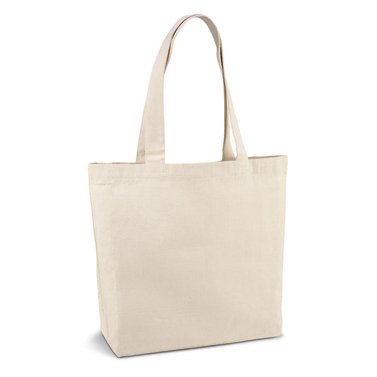 Bombažna canvas vrečka z dolgimi ročaji, 280 g/m²