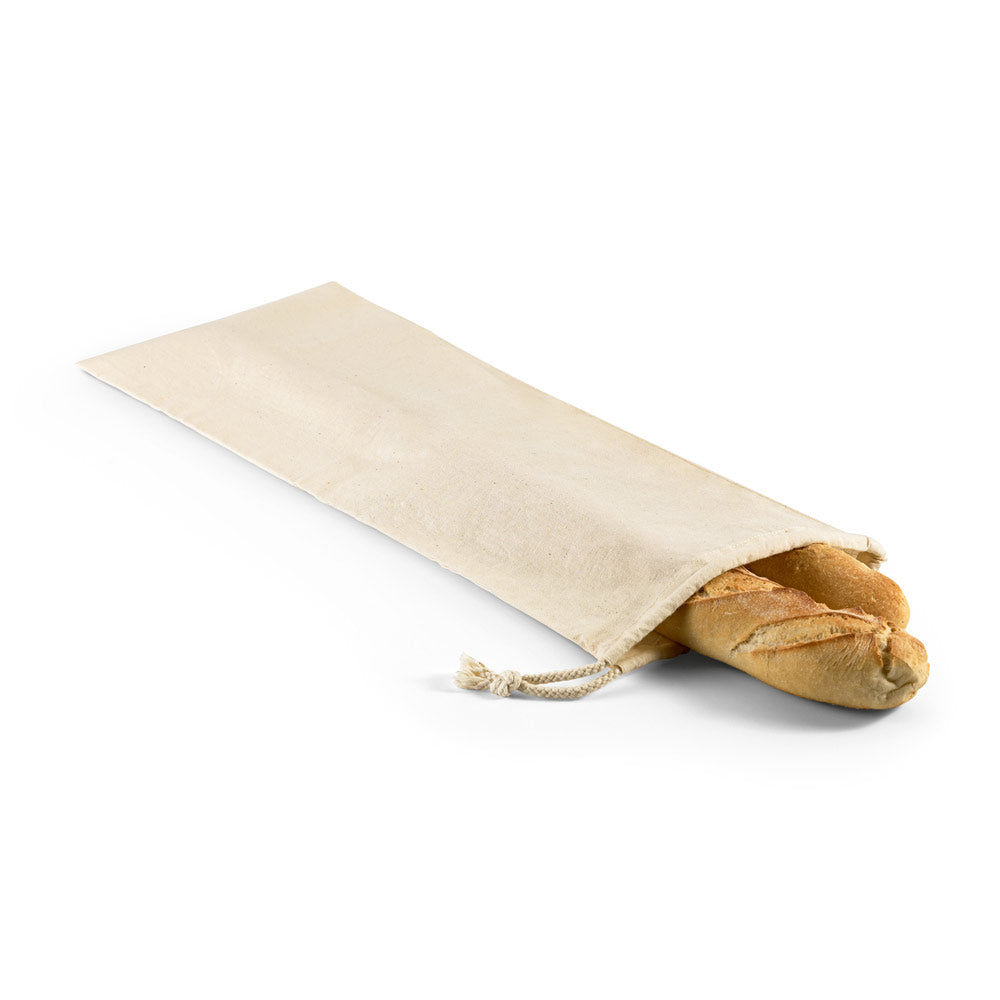 Bombažna vrečka za kruh z vrvico, 100 g/m²