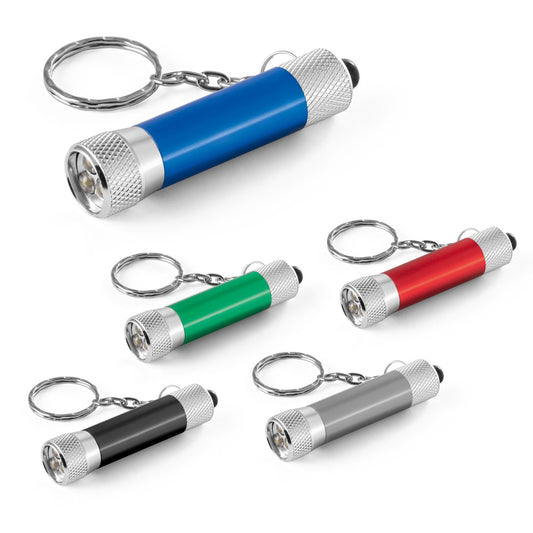 Aluminijast obesek za ključe s 3 LED-lučkami