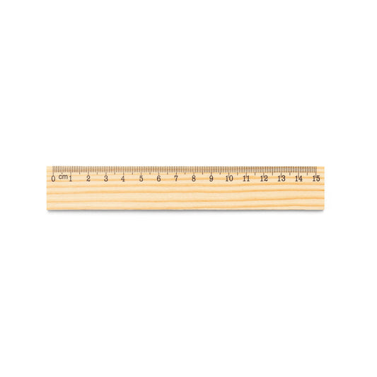 Leseno ravnilo, 15 cm
