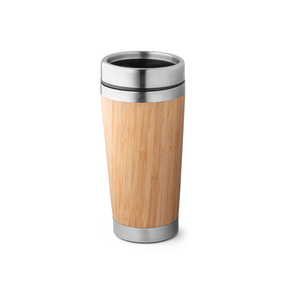 Potovalni lonček videz bambusa, 500 ml