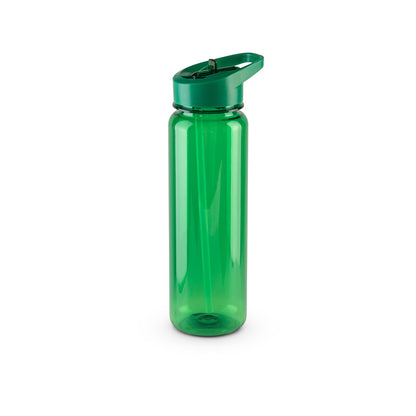 Športna plastenka iz reciklirane plastike rPET s slamico, 750 ml