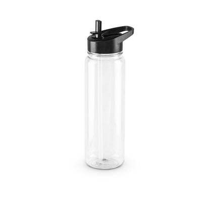 Športna plastenka iz reciklirane plastike rPET s slamico, 750 ml
