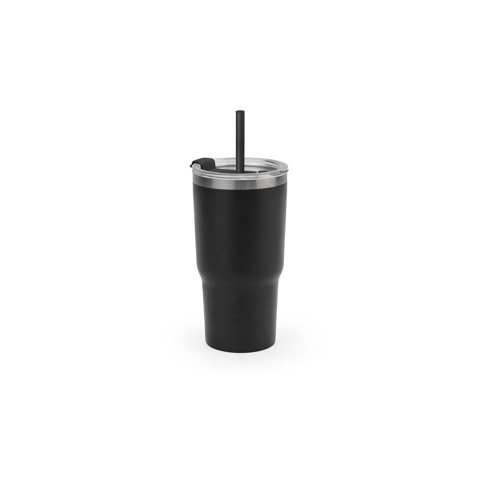 Termo lonček s slamico, 600 ml