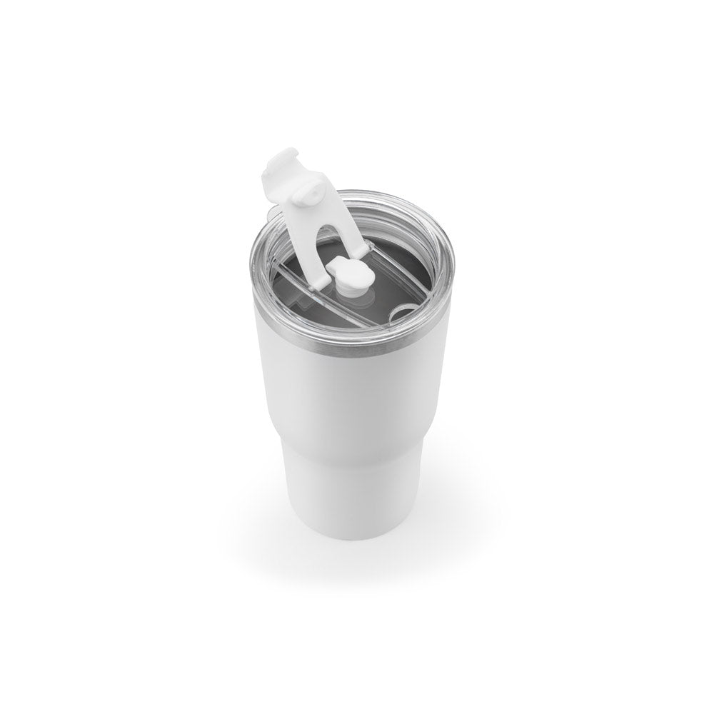 Termo lonček s slamico, 600 ml