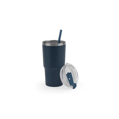 Termo lonček s slamico, 600 ml