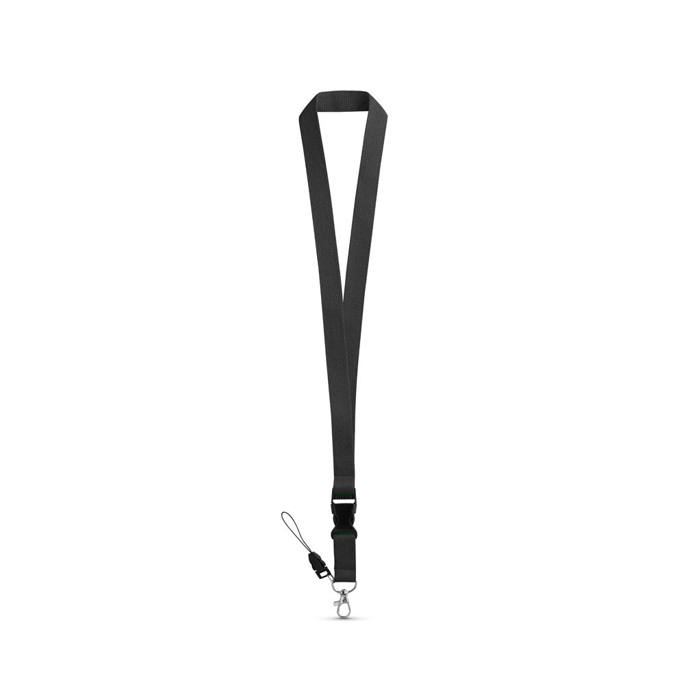 Trak (lanyard) s kovinskim karabinom