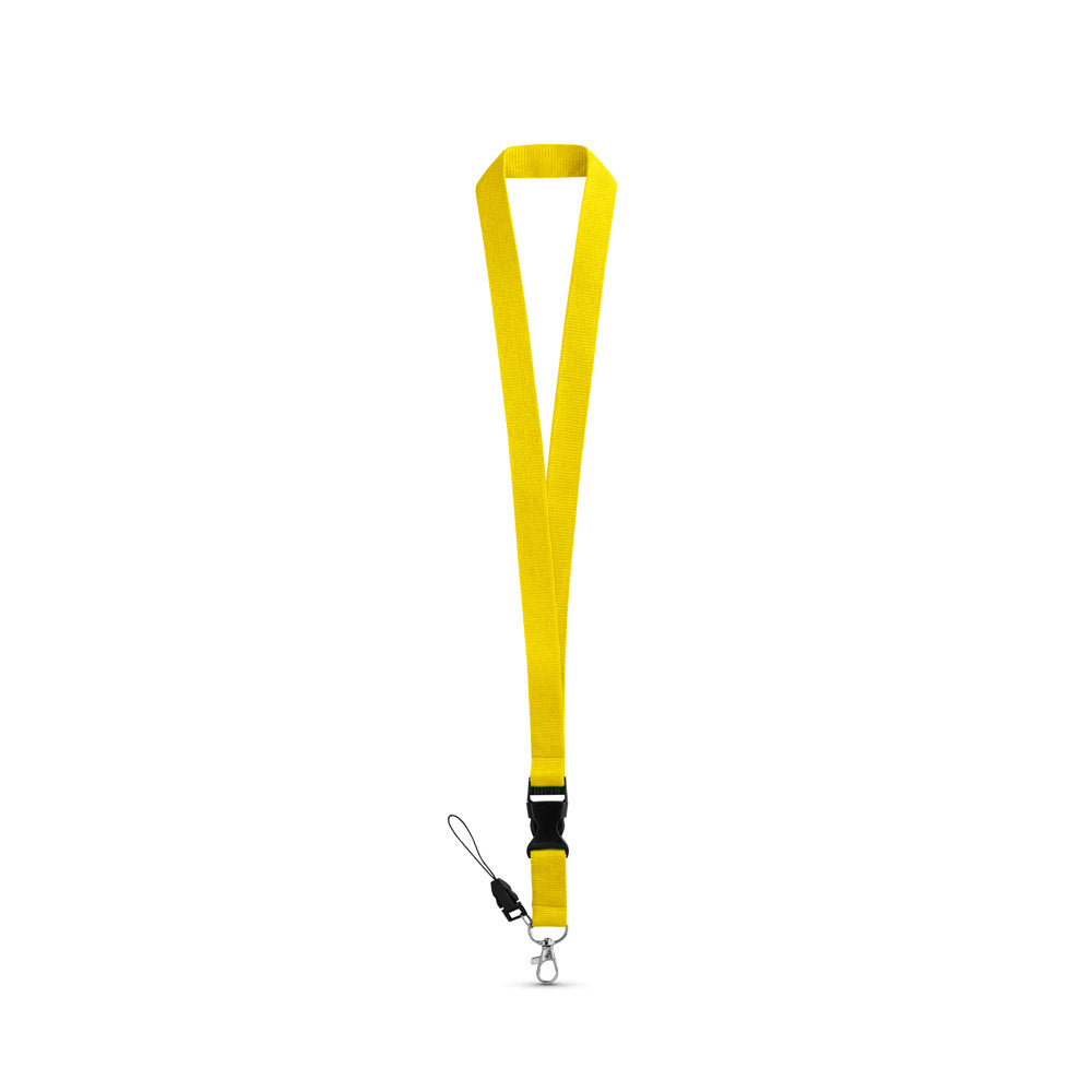 Trak (lanyard) s kovinskim karabinom