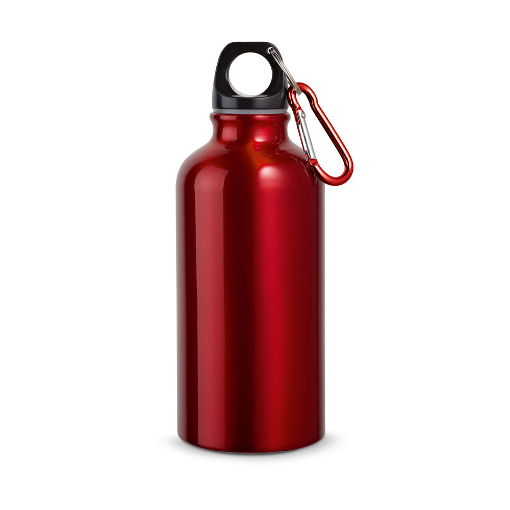 Aluminijast bidon s karabinom, 400 ml