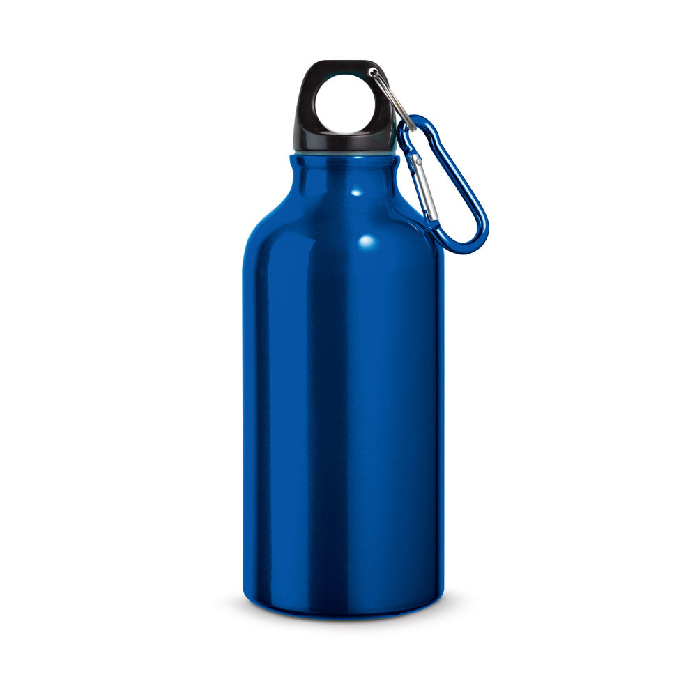 Aluminijast bidon s karabinom, 400 ml