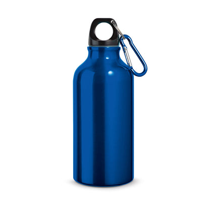 Aluminijast bidon s karabinom, 400 ml
