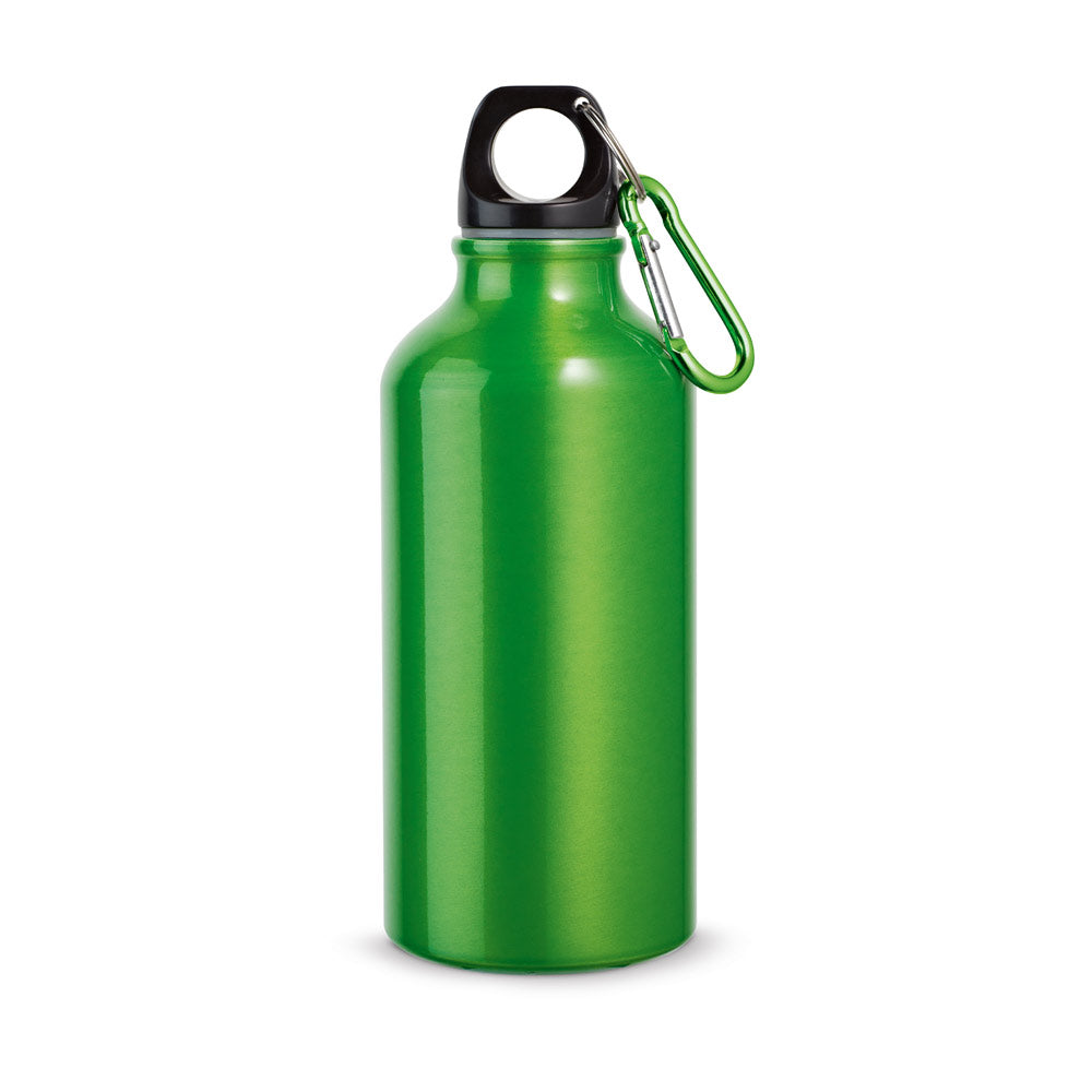 Aluminijast bidon s karabinom, 400 ml