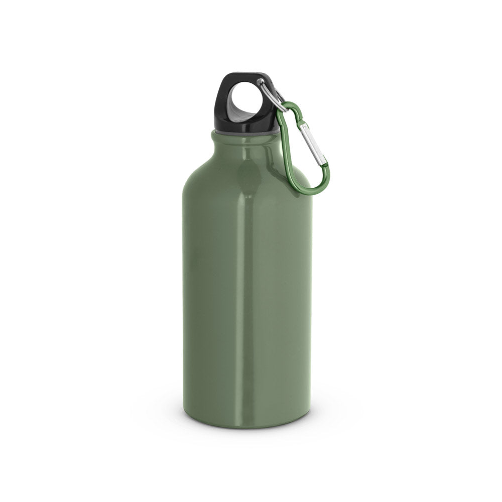 Aluminijast bidon s karabinom, 400 ml