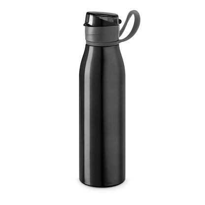 Športna steklenica iz aluminija z ročajem za prenašanje, 650 ml