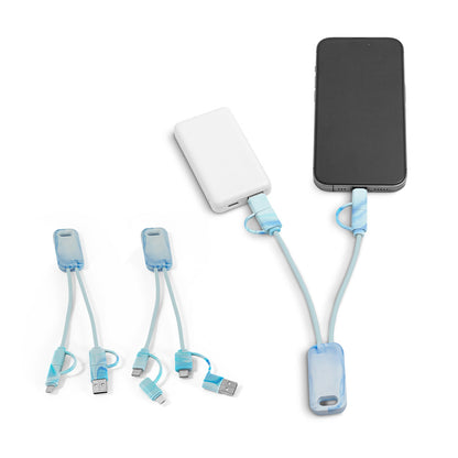 Hitri polnilni kabel USB 6 v 1 iz recikliranega PET, 65 W