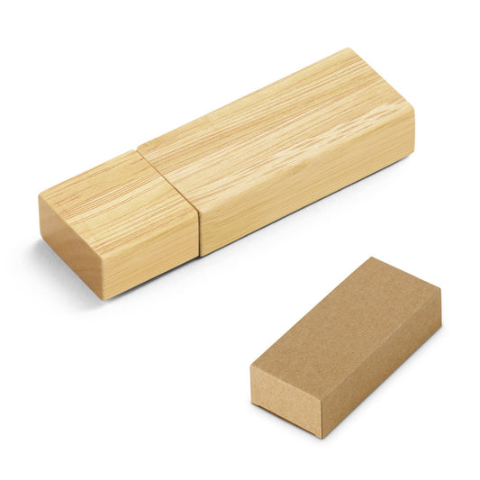 USB ključek iz bambusa s pokrovčkom 16 GB