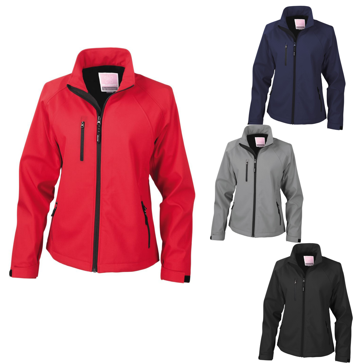 Ženska dvoslojna softshell jakna Result, 210 g/m²