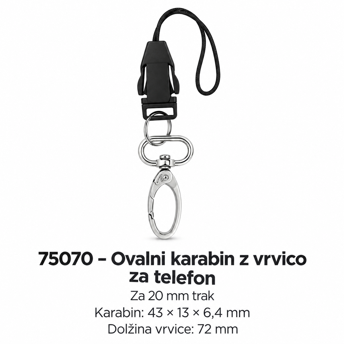 Ovratni trak z vašim potiskom – ENOSTRANSKI VEČBARVNI TISK VKLJUČEN V CENO