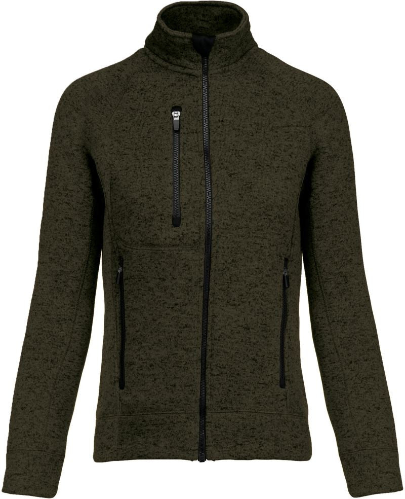 Ženska pletena flis jakna Kariban, 345 g/m²