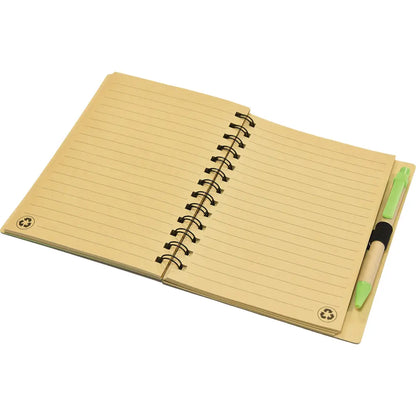 Spiralni notesnik z kemičnim svinčnikom